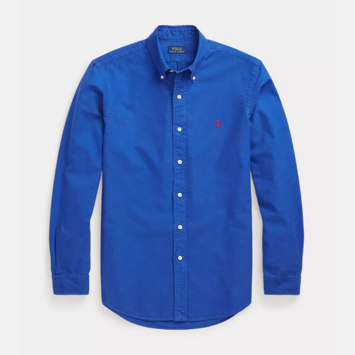 Camisa M/L Polo - Cubdppcs-Long Sleeve-Sport Shirt New Sapphire - Imagen 2