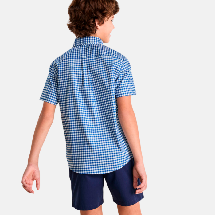 Camisa M/C Vineyard Boys' On-The-Go brrrº Gingham Shirt - Imagen 4