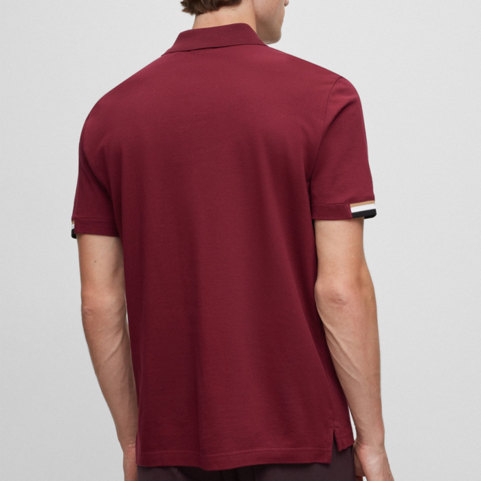 Camisa Sport BOSS - Polo regular fit con logo de goma Red - Imagen 4