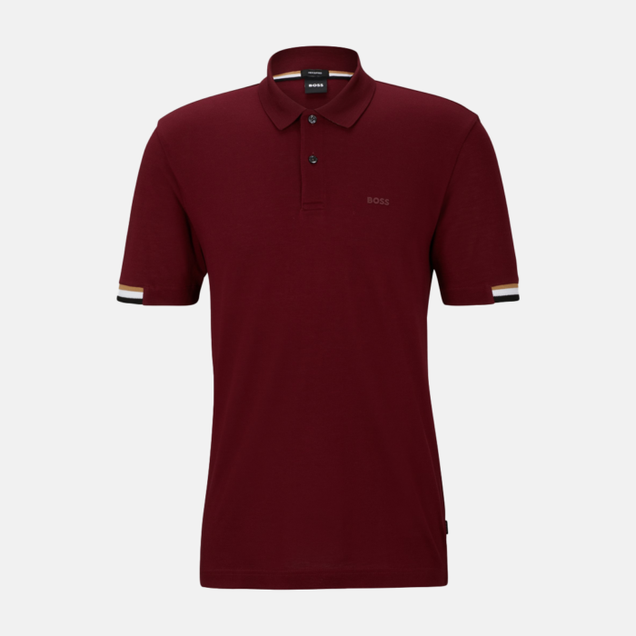 Camisa Sport BOSS - Polo regular fit con logo de goma Red - Imagen 3