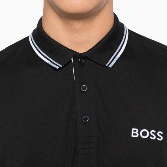 Camisa BOSS Contrast Logo Polo Shirt in Dark Blue - Imagen 2