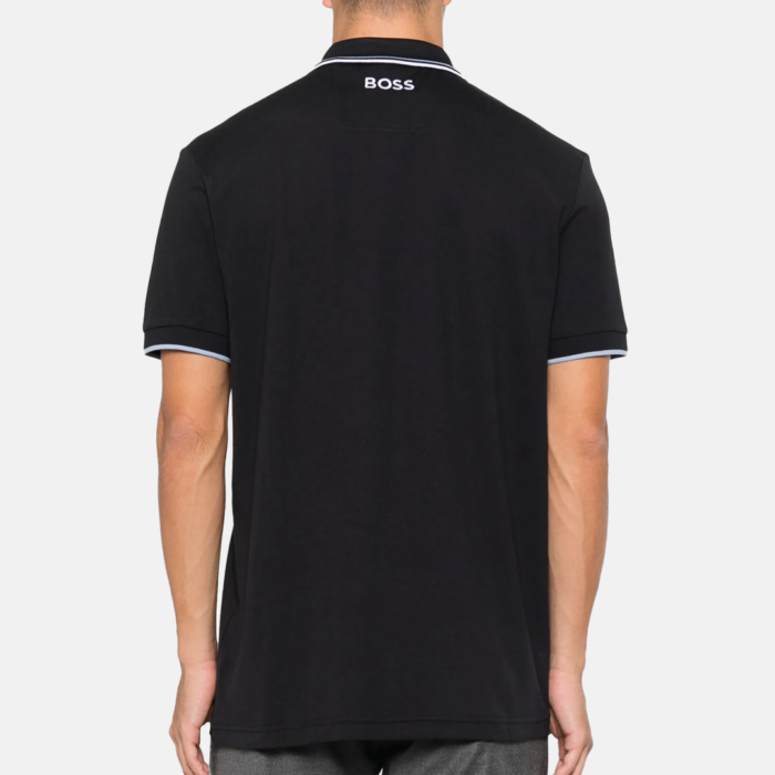 Camisa BOSS Contrast Logo Polo Shirt in Dark Blue - Imagen 3