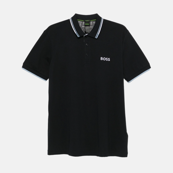 Camisa BOSS Contrast Logo Polo Shirt in Dark Blue - Imagen 4