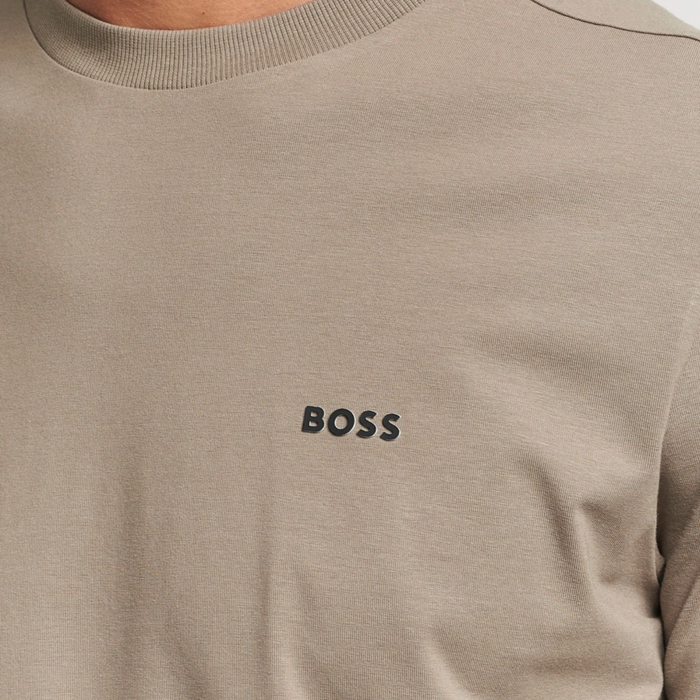 Camiseta BOSS cuello redondo Tee Light/Pastel Green - Imagen 3