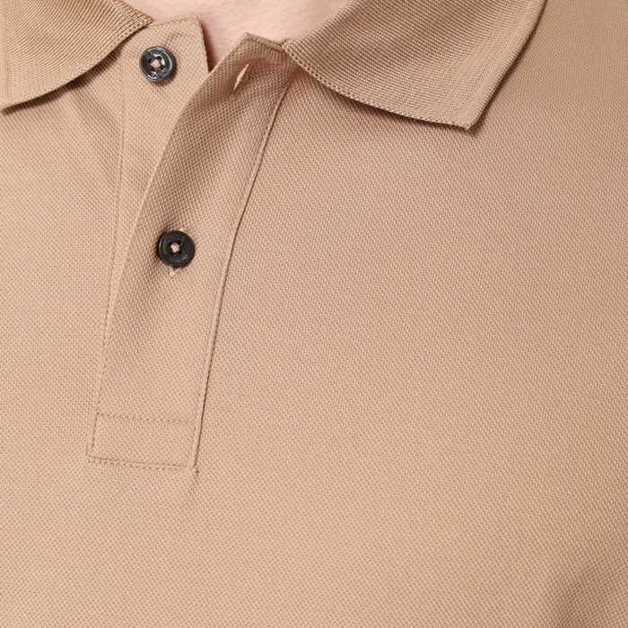 Camisa BOSS Polo de Algondón Shirt Medium Beige - Imagen 3