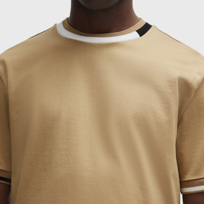 Camiseta BOSS Medium Beige Regular Fit T-Shirt Beige - Imagen 3