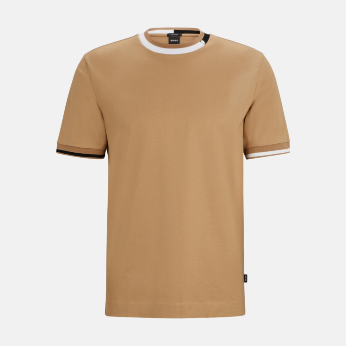 Camiseta BOSS Medium Beige Regular Fit T-Shirt Beige - Imagen 2