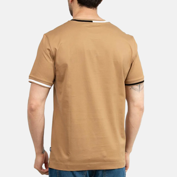 Camiseta BOSS Medium Beige Regular Fit T-Shirt Beige - Imagen 4