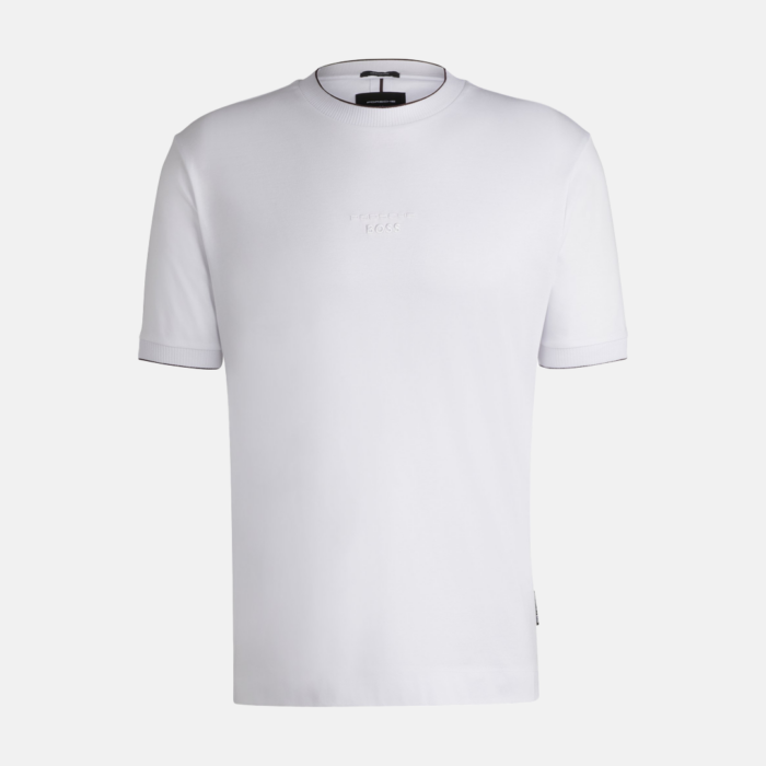 Camiseta BOSS x Porsche Thompson 40 T Shirt Blanco - Imagen 4