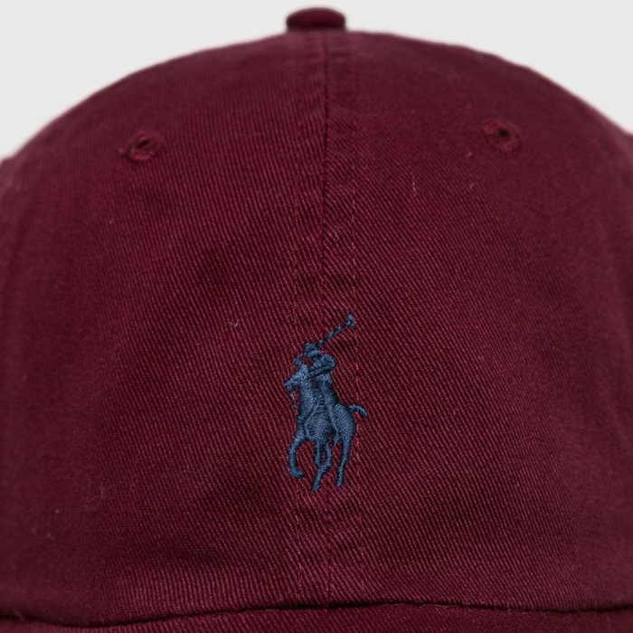 Gorra Polo cap with all over pony logo in Classic Wine - Imagen 2