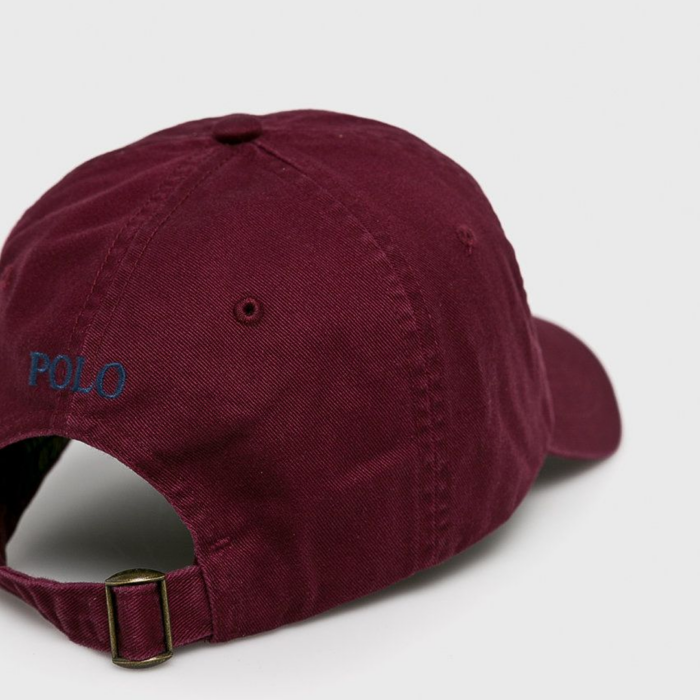 Gorra Polo cap with all over pony logo in Classic Wine - Imagen 3