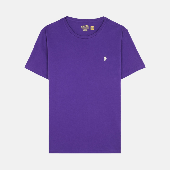 Camiseta Polo Custom Slim Fit Jersey Crewneck T-Shirt - Purple - Imagen 4