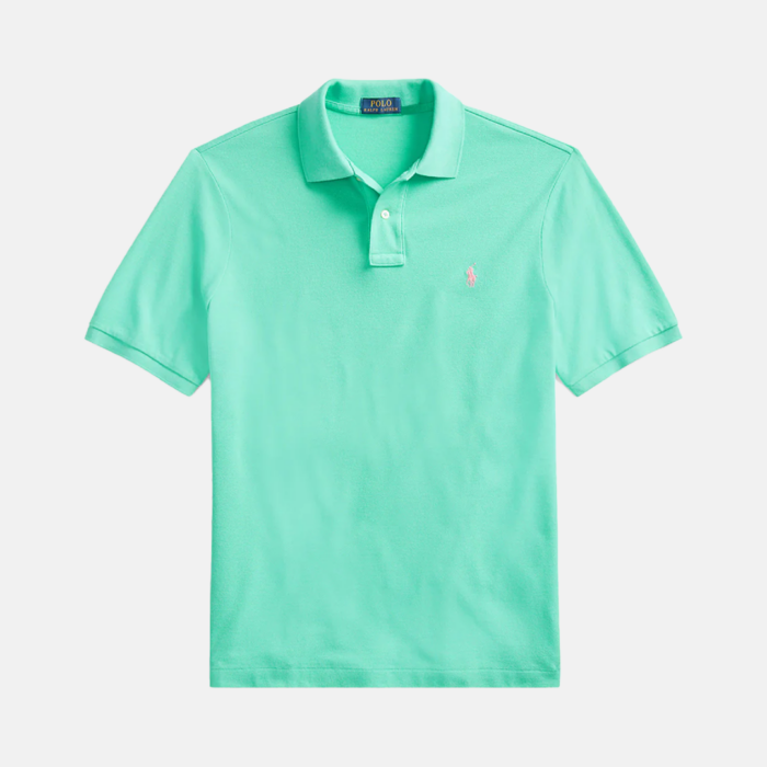 Camisa Polo Ralph Lauren Slim Fit Mesh Sunset Green - Imagen 4