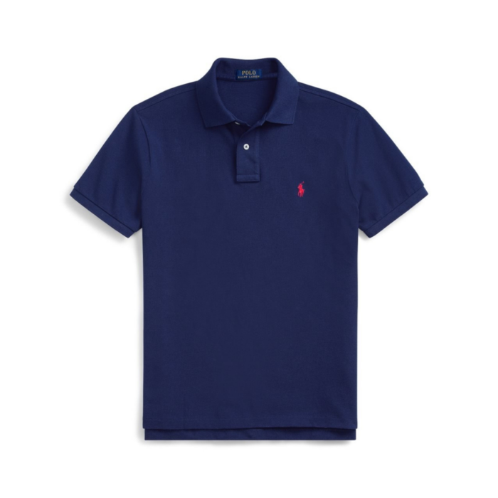 Camisa Polo Ralph Lauren Slim Fit Mesh Navy - Imagen 3