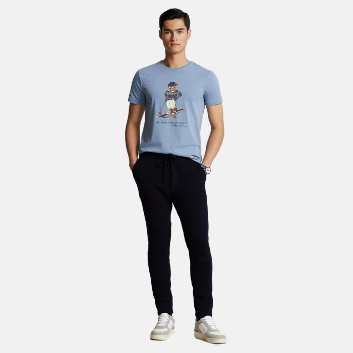 Camiseta classic fit jersey t-shirt - Polo Bear LightBlue - Imagen 4