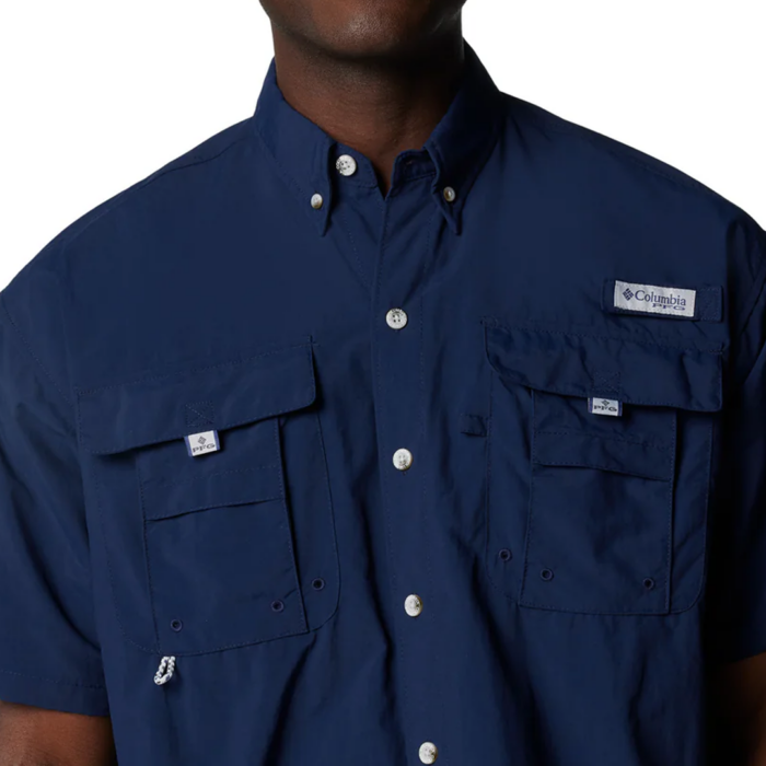 Camisa C/L Columbia BAHAMA II S/S SHIRT Collegiate Navy - Imagen 3