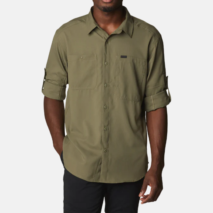 Camisa M/L Columbia Silver Ridge Utility Lite Stone Green - Imagen 3