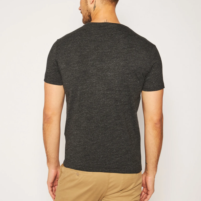 Camiseta POLO M/C Slim Fit Black Marl Heather - Imagen 3