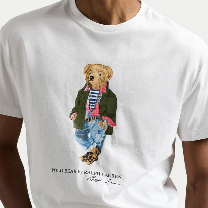 Camiseta POLO Polo Bear Jersey T-Shirt White - Imagen 2