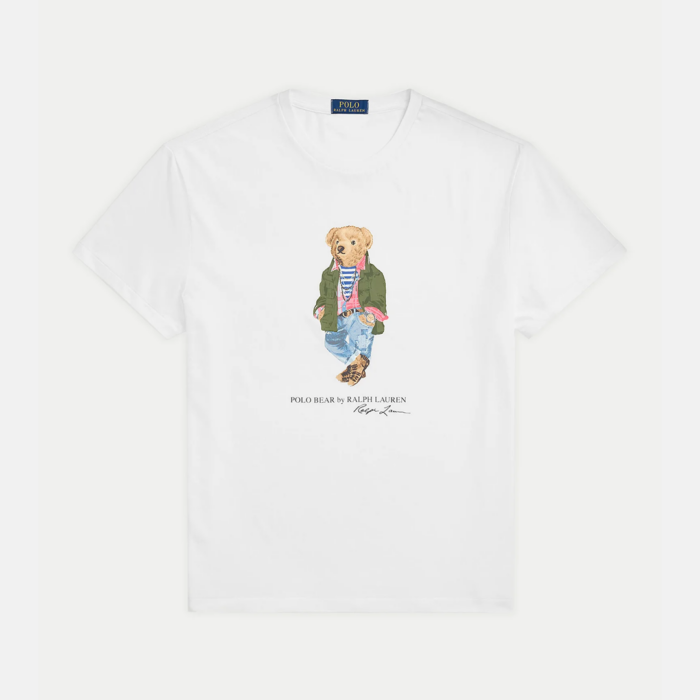 Camiseta POLO Polo Bear Jersey T-Shirt White - Imagen 4