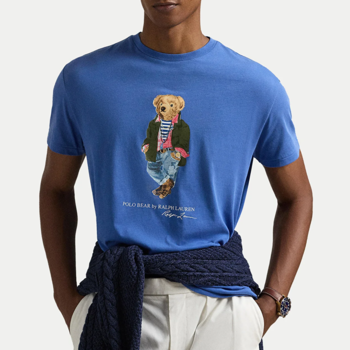 Camiseta POLO Polo Bear Jersey T-Shirt Iris Blue - Imagen 2