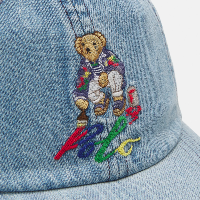 Gorra Polo Bear Denim Ball Cap - Imagen 4