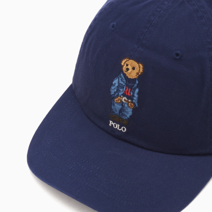 Gorra Polo con bordado del logotipo Polo Bear - Newport Navy - Imagen 2