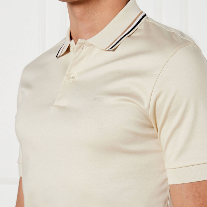 Camisa tipo polo BOSS - Penrose 01 Open White - Imagen 2