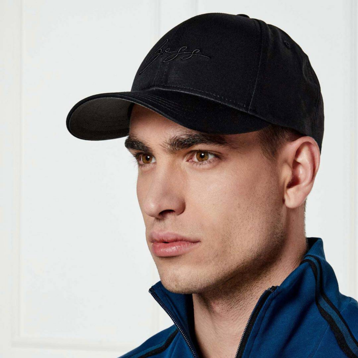 Gorra BOSS Embroidered Handwritten Logo Black - Imagen 2