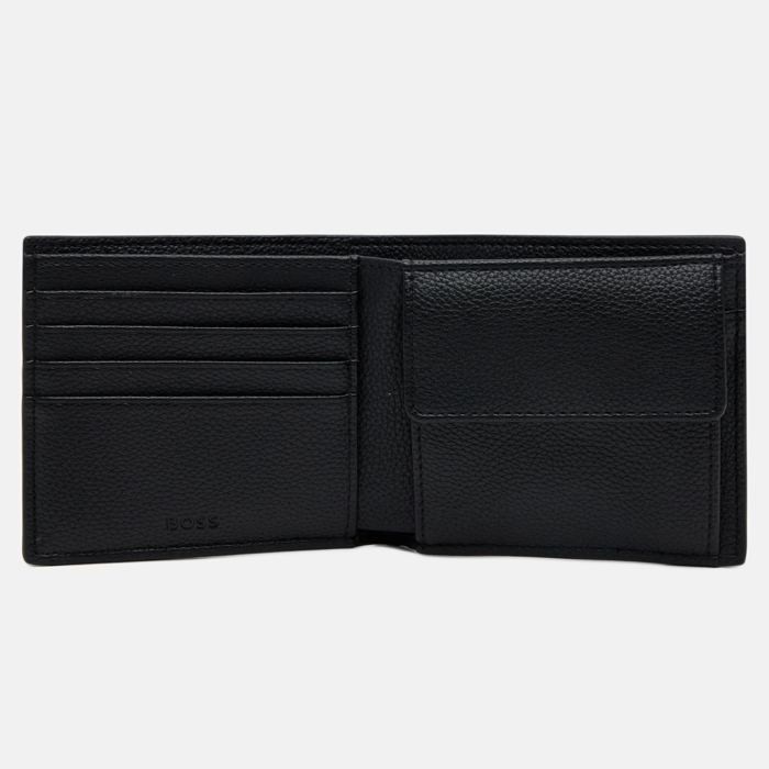 Billetera BOSS - with logo and signature stripe Black - Imagen 3